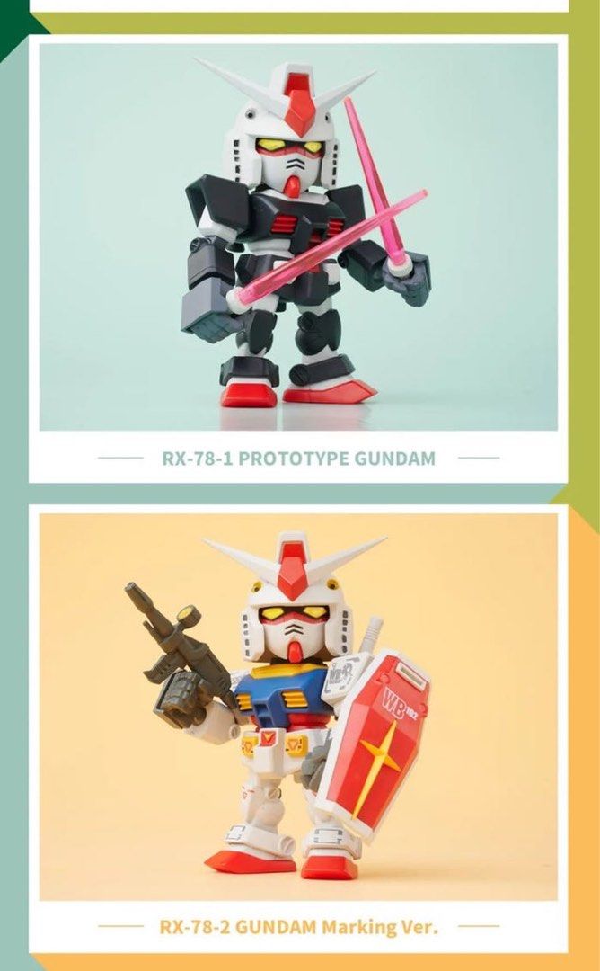 [PO] QMSV Mini RX-78-2 Gundam (Set of 8), Hobbies & Toys, Toys & Games ...