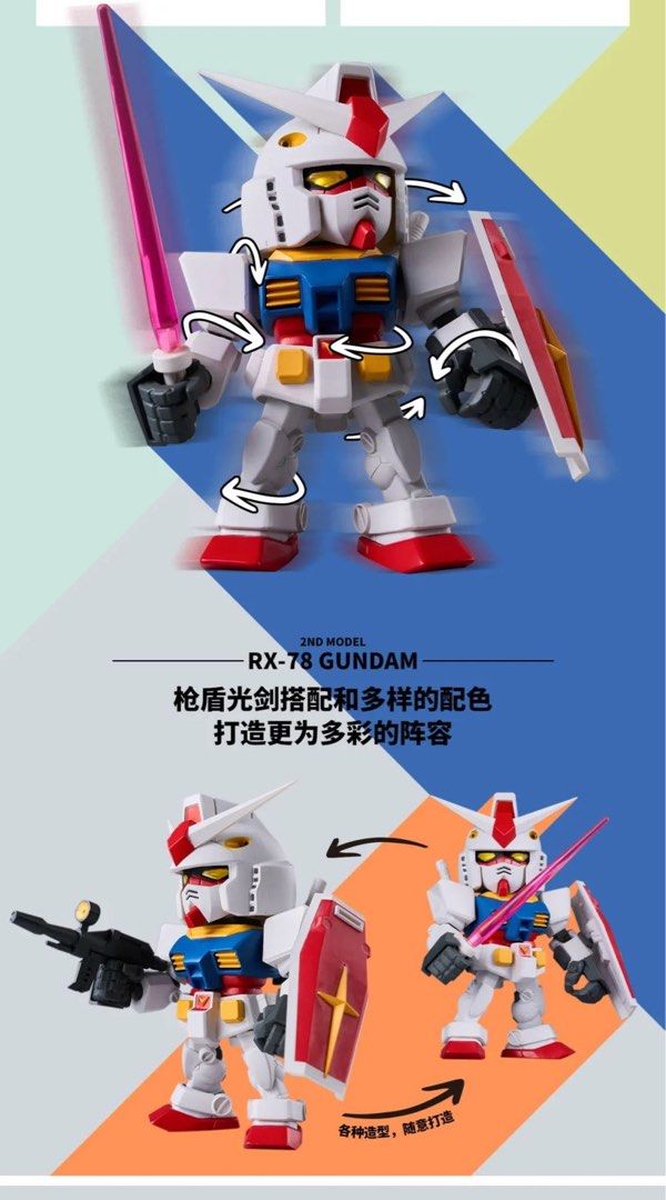 [PO] QMSV Mini RX-78-2 Gundam (Set of 8), Hobbies & Toys, Toys & Games ...