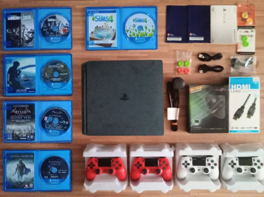 PS4 Slim 190 Games Digital -- 500GB Bundle Full Games Set, Video Gaming,  Video Game Consoles, PlayStation on Carousell