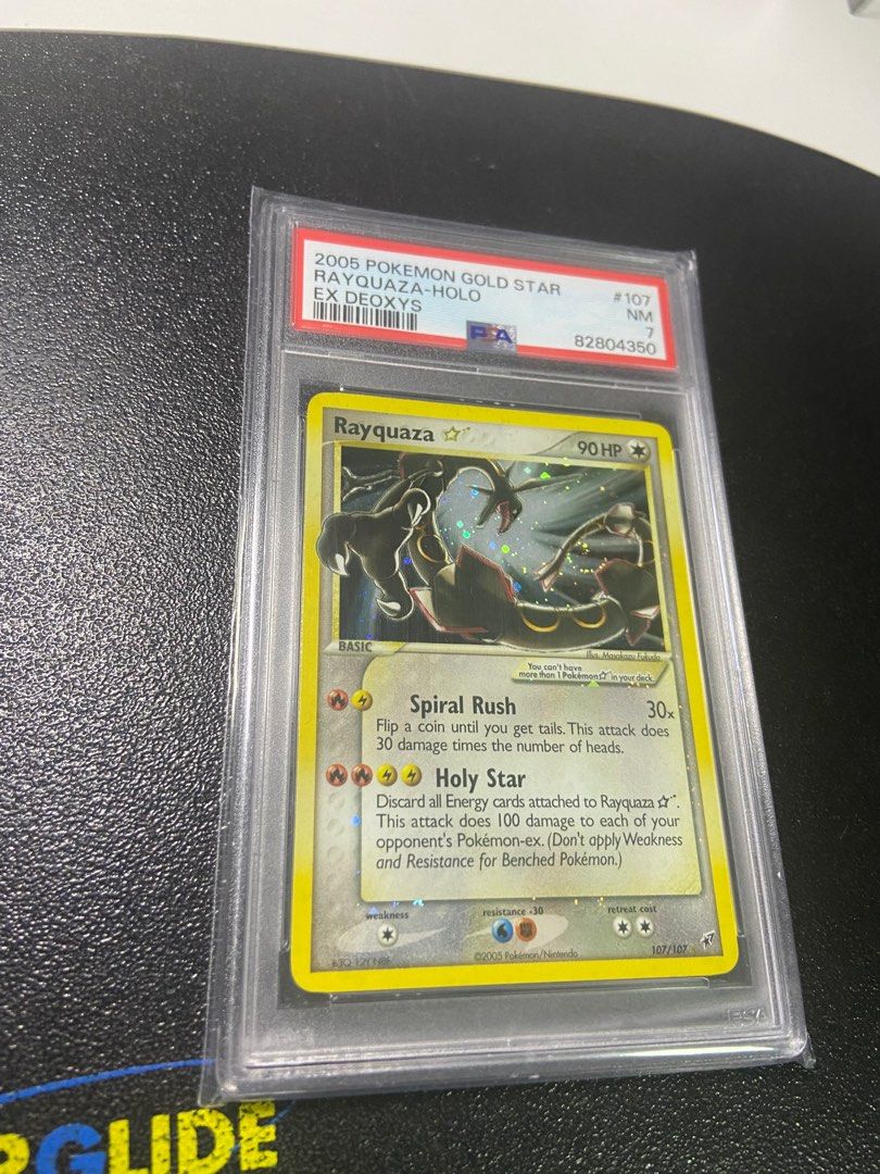gold energy pokemon card evolving skies SOLD] Pokemon TCG Graded Card: 2005 Gold Star Rayquaza English Becket –  Vancity CJ Trading Cards main image 0
