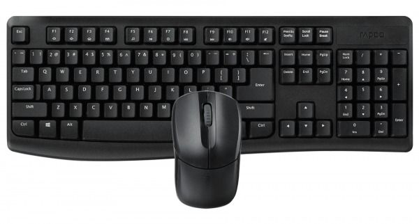 Rapoo X1800 Pro (Wireless Keyboard + Mouse Set) (Category: Computer Keyboard) located in Manila. Submitted by paotibo (Listing ID 1308533295, Image 2). Description: IMPORTANT NOTE: No Warranty FREEBIES: Includes 4 AA Batteries (New) Specifications: 1. Reliable 2.4G wireless connection up to 10 meters 2. Function keys give you quick access to functions like media player, homepage, volume adjustment, etc. 3. Spill-resistant design of the keyboard, 