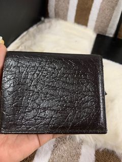Rare elephant leather small wallet