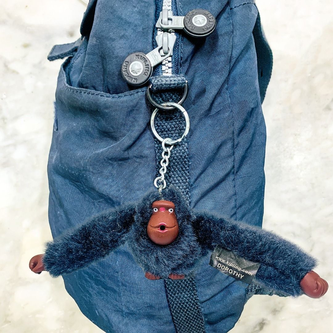 Bag with monkey keyring shop