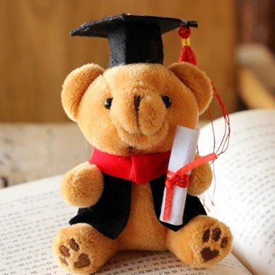 Graduation bear keychain on sale