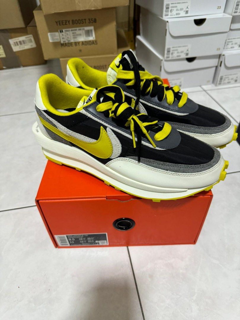 undercover x sacai x nike ldwaffle bright citron