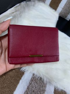 Shiseido leather card wallet