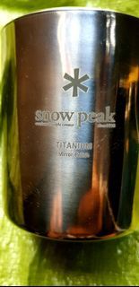 Snow peak titanium cup japan not coleman