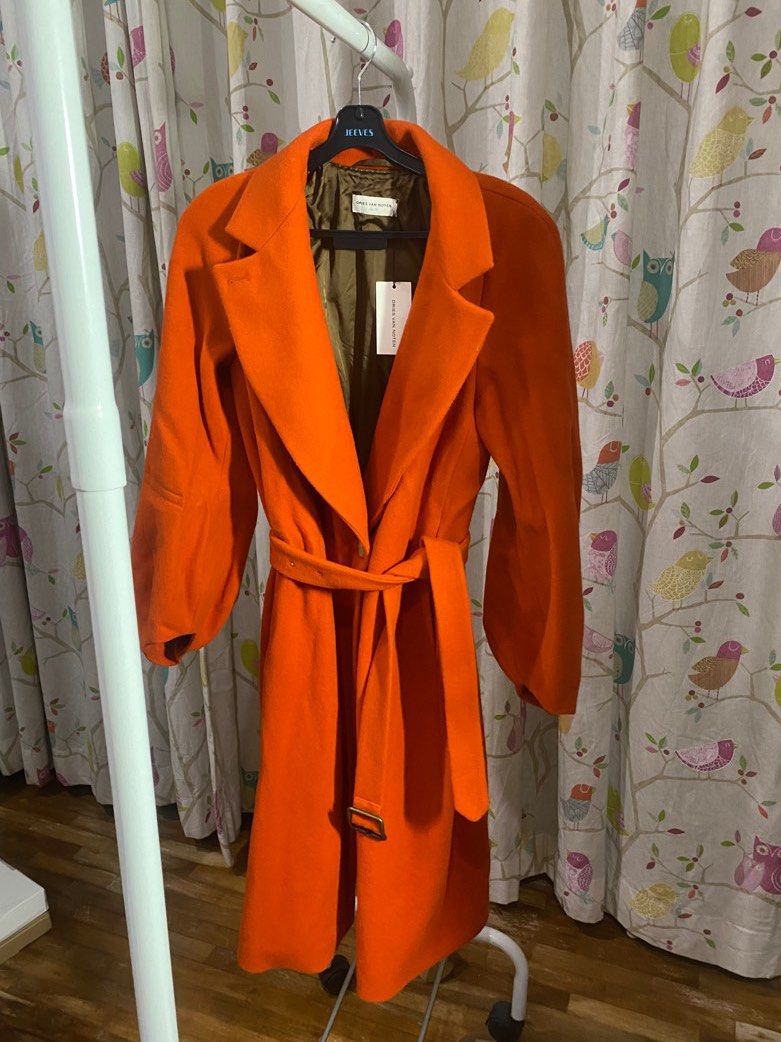 Stunning Dries Van Noten Burnt Orange Coat 100 Wool Jacket Luxury Belgian Designer Fall Winter Outerwear Women s Fashion Coats Jackets and Outerwear on Carousell