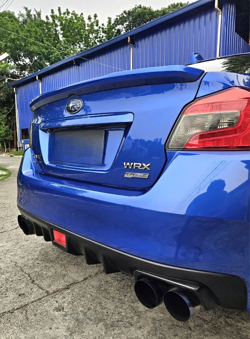 Subaru WRX 2.0AWD Eyesight Super Loaded Auto (Category: Used Cars) located in Bacoor. Submitted by ghadzcars (Listing ID 1308596039, Image 3). Description: OBD Scanned HPG/LTO Verified Never Flooded (Money Back Guarantee) No Major Accident (Money Back Guarantee) Complete Authentic Documents 2.0L Boxer Engine Symmetrical-AWD Automatic Transmission Ending Plate No. 0 2 Orig keys/remote 30k++ ODO Full Casa Maintained Registered Until 2024 Owners Man