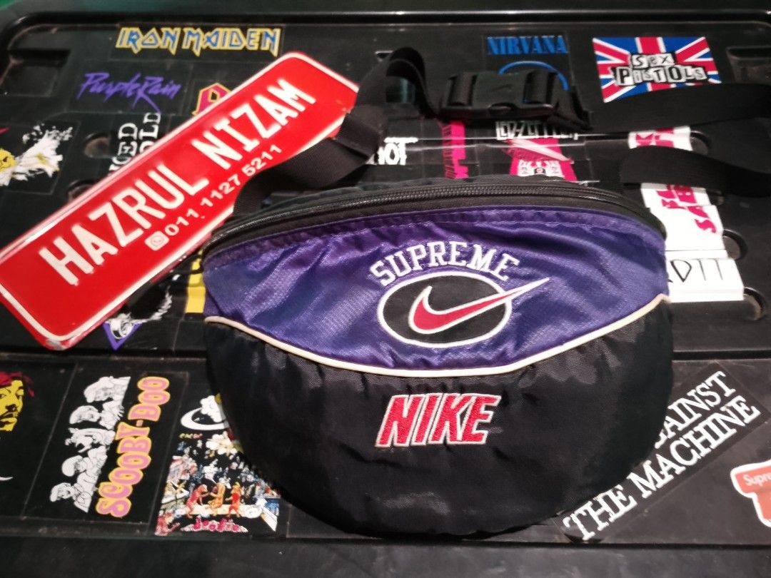 nike supreme waist bag