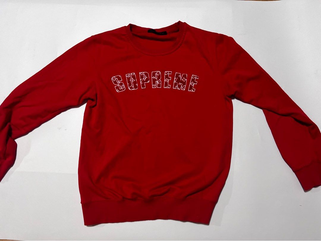 Supreme x lv sweater sales
