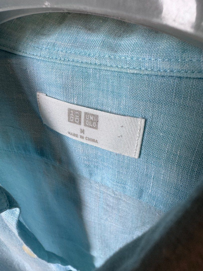 Uniqlo Linen shirt light blue (Category: Tshirts & Polo Shirts ) located in San Juan City. Submitted by aa81818 (Listing ID 1308529495, Image 3). Description: .