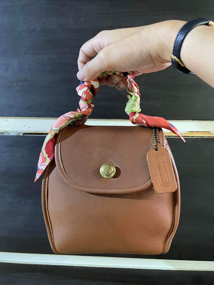 Vintage Coach Derby bag with original strap, Luxury, Bags 