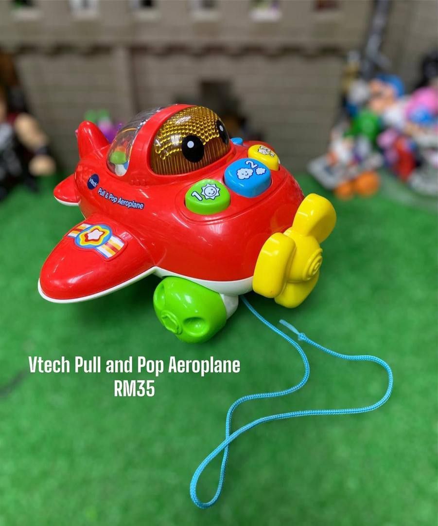 Vtech pull and pop aeroplane on sale