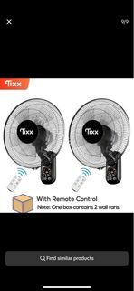 Wall Fan with remote - Buy 1 take 1