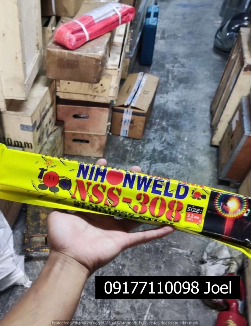 welding rod for stainless (Category: Construction Tools & Equipment) located in Manila. Submitted by joeyroque09 (Listing ID 1308548280, Image 1). Description: welding rod for stainless Size: NSS-308 3.2mm.