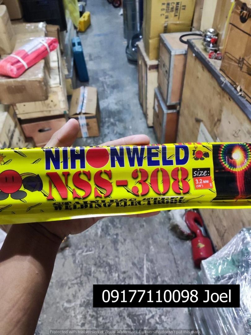 welding rod for stainless (Category: Construction Tools & Equipment) located in Manila. Submitted by joeyroque09 (Listing ID 1308548280, Image 3). Description: welding rod for stainless Size: NSS-308 3.2mm.