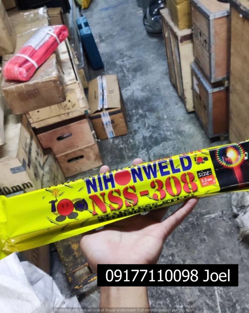 welding rod for stainless (Category: Construction Tools & Equipment) located in Manila. Submitted by joeyroque09 (Listing ID 1308548280, Image 2). Description: welding rod for stainless Size: NSS-308 3.2mm.