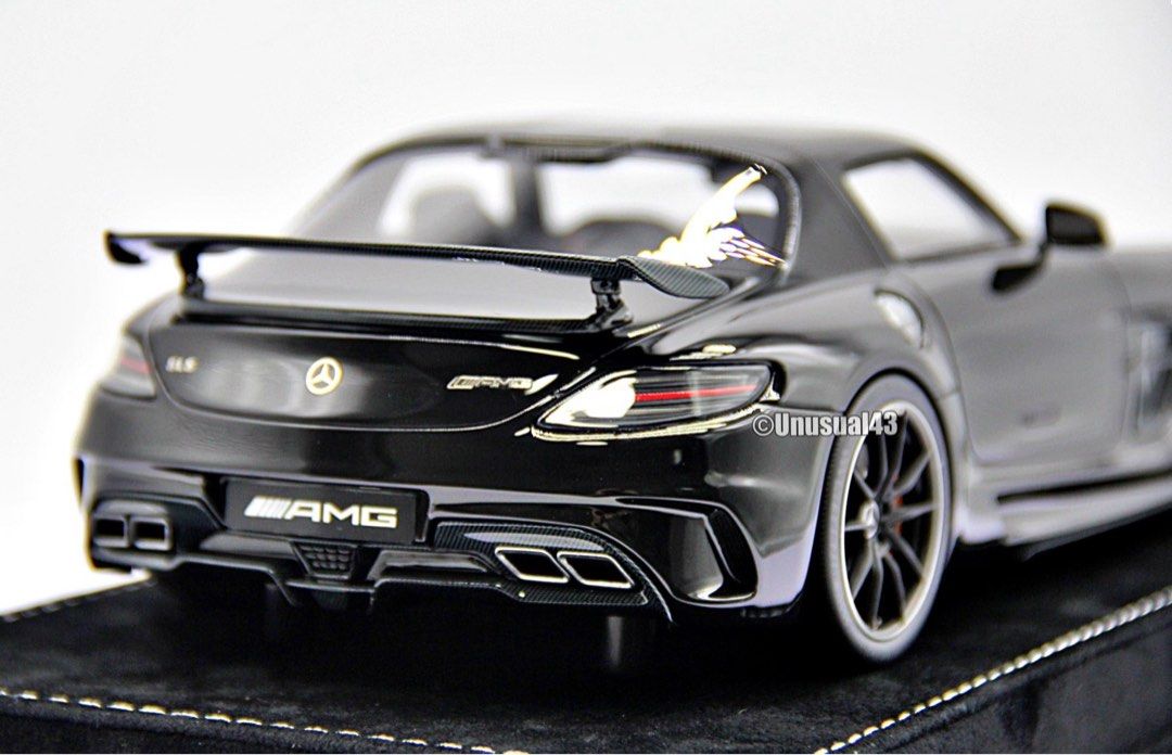 Hobby Mercedis 1/18 HH Model Mercedes SLS AMG Obsidian Black, Hobbies & Toys, Toys ...
