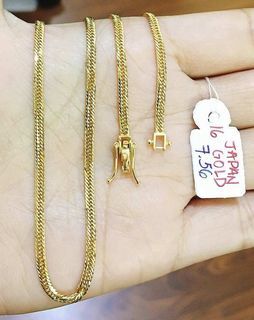 18k Japan Gold Necklace 16"