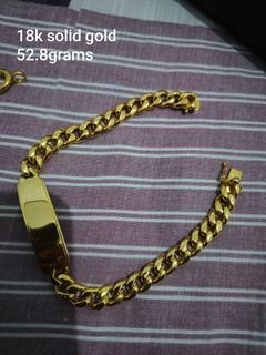 18K Solid Japan Gold Bracelet