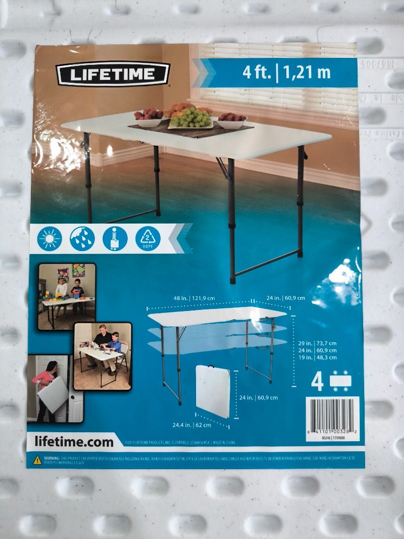 2nd hand folding tables (4 ft.) Buy 2 has promotion price, Furniture ...