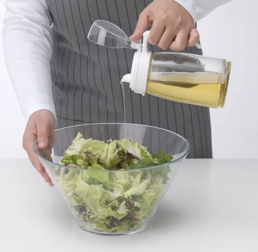 (3pcs) Ikea Risoll Oil/ Vinegar Glass Dispenser 550ml (Read Details