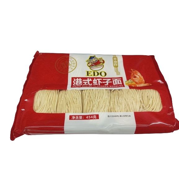 454Grams/Pack EDO Noodles Shrimps Scallops Egg Flavor Dried Noodles ...