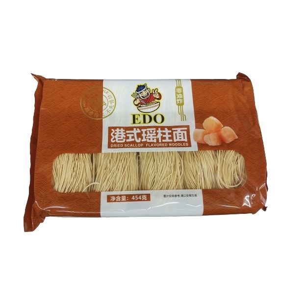454Grams/Pack EDO Noodles Shrimps Scallops Egg Flavor Dried Noodles ...