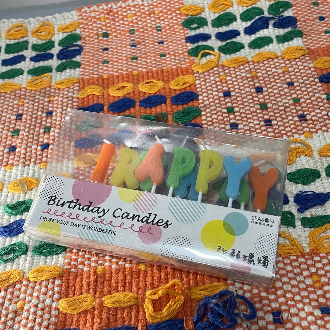 英文字母蠟燭 無全字 APPY IRTHAY