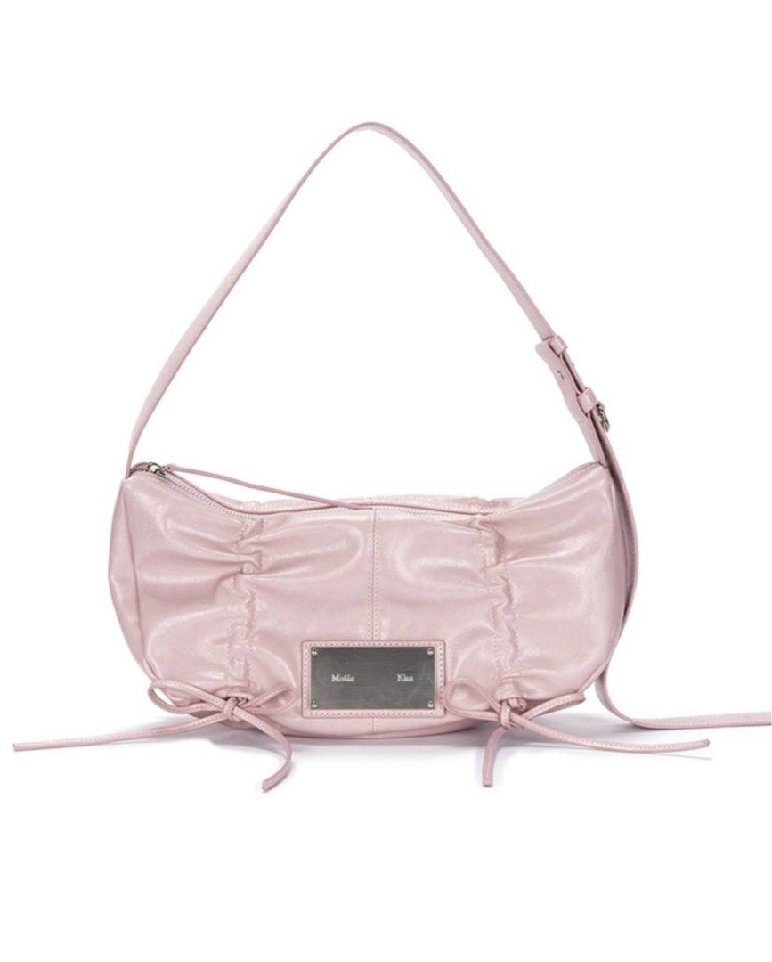 PO CLOSED 🇰🇷 [MATIN KIM] HALF SHIRRING RIBBON ROUND BAG