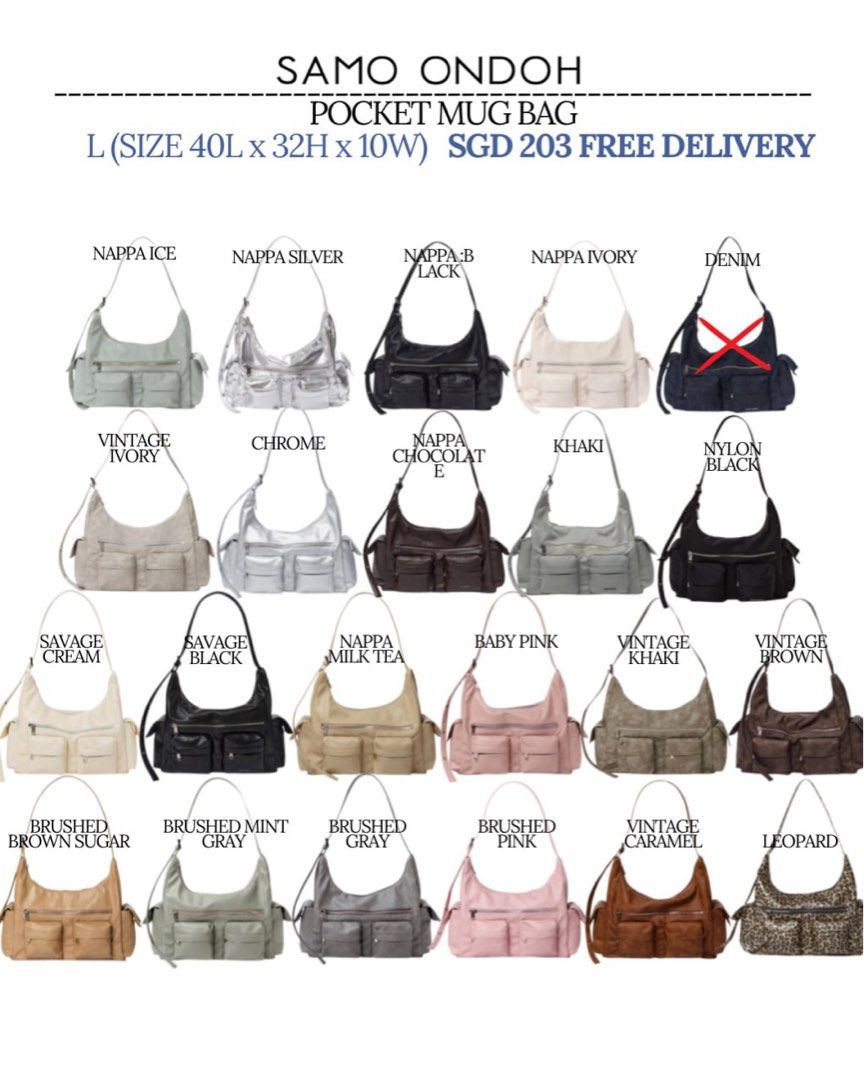 PO CLOSED 🇰🇷 [SAMO ONDOH] POCKET MUG BAG (M OR L), Women's