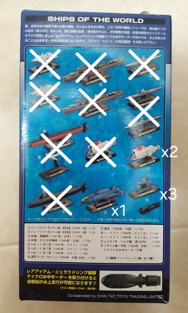 タカラ TMW 世界の翼 シリーズ1 1BOX12箱入り 未開封