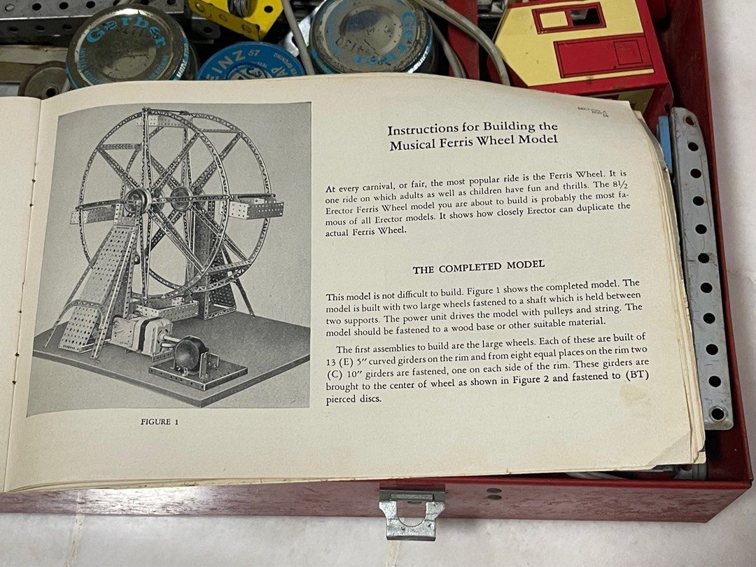 Build Erector Set Instructions Ferris Wheel Erector Instructions