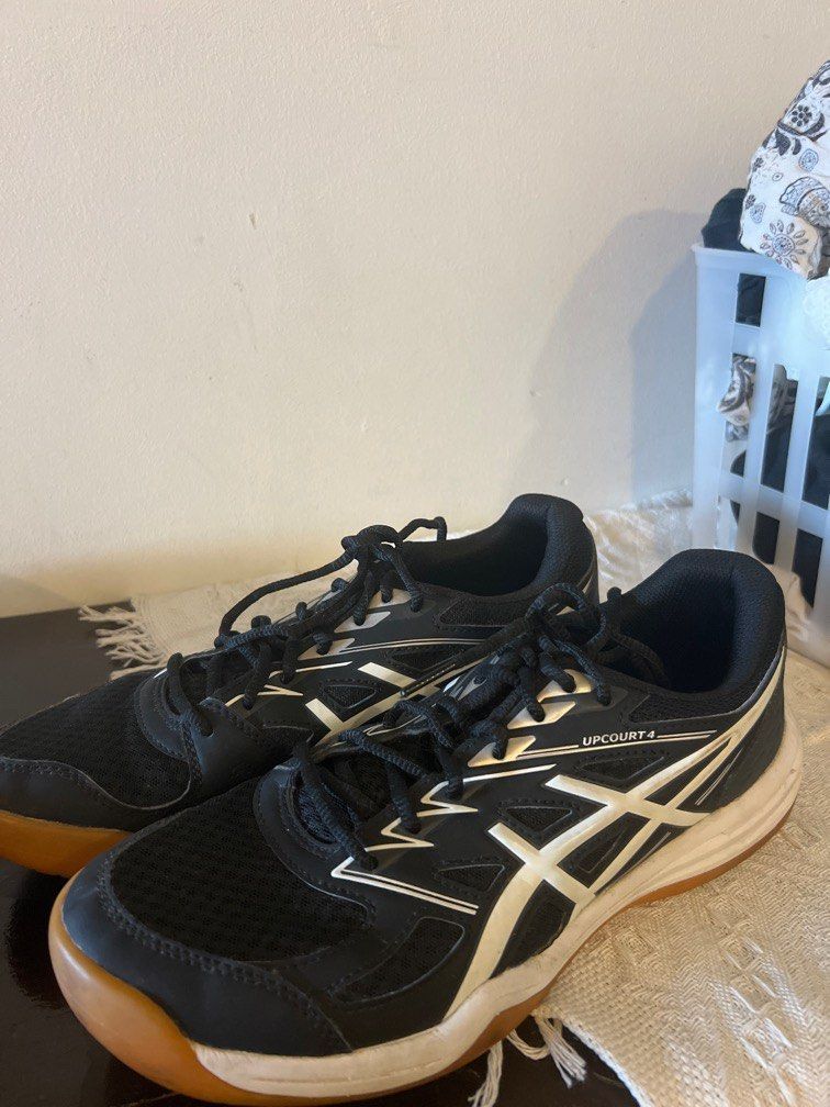 ASICS UPCOURT 4 Black Court Shoes