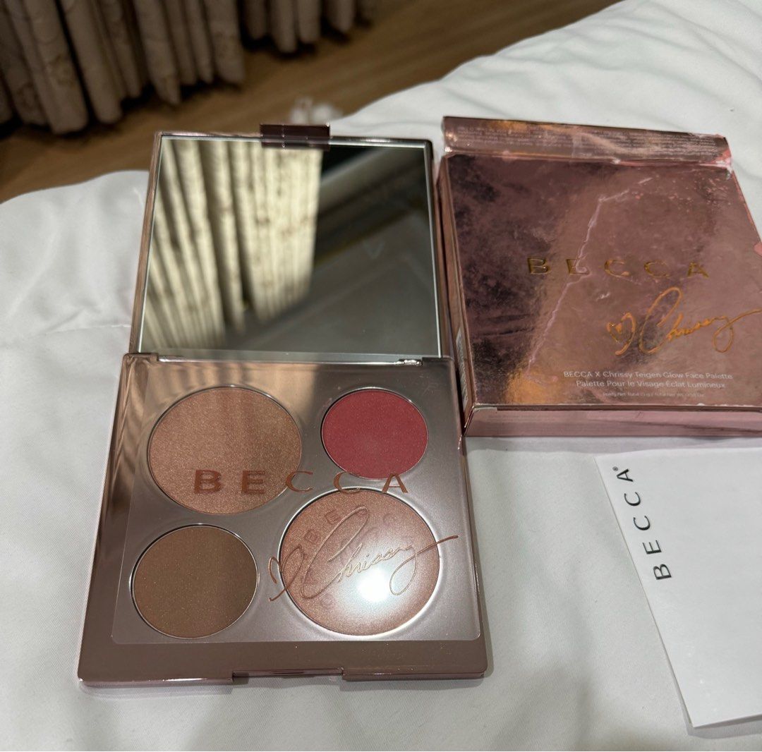 Becca Chrissy Teigen Glow Face Palette (Category: Makeup) located in Quezon City. Submitted by carlysd (Listing ID 1308792613, Image 2). Description: Brand New. Unused Blush and contour palette makeup My fave go to make up 🥰.