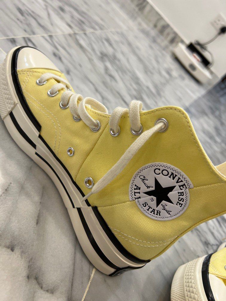 Brand new Converse Chuck Taylor Yellow Men s Fashion Footwear Sneakers on Carousell