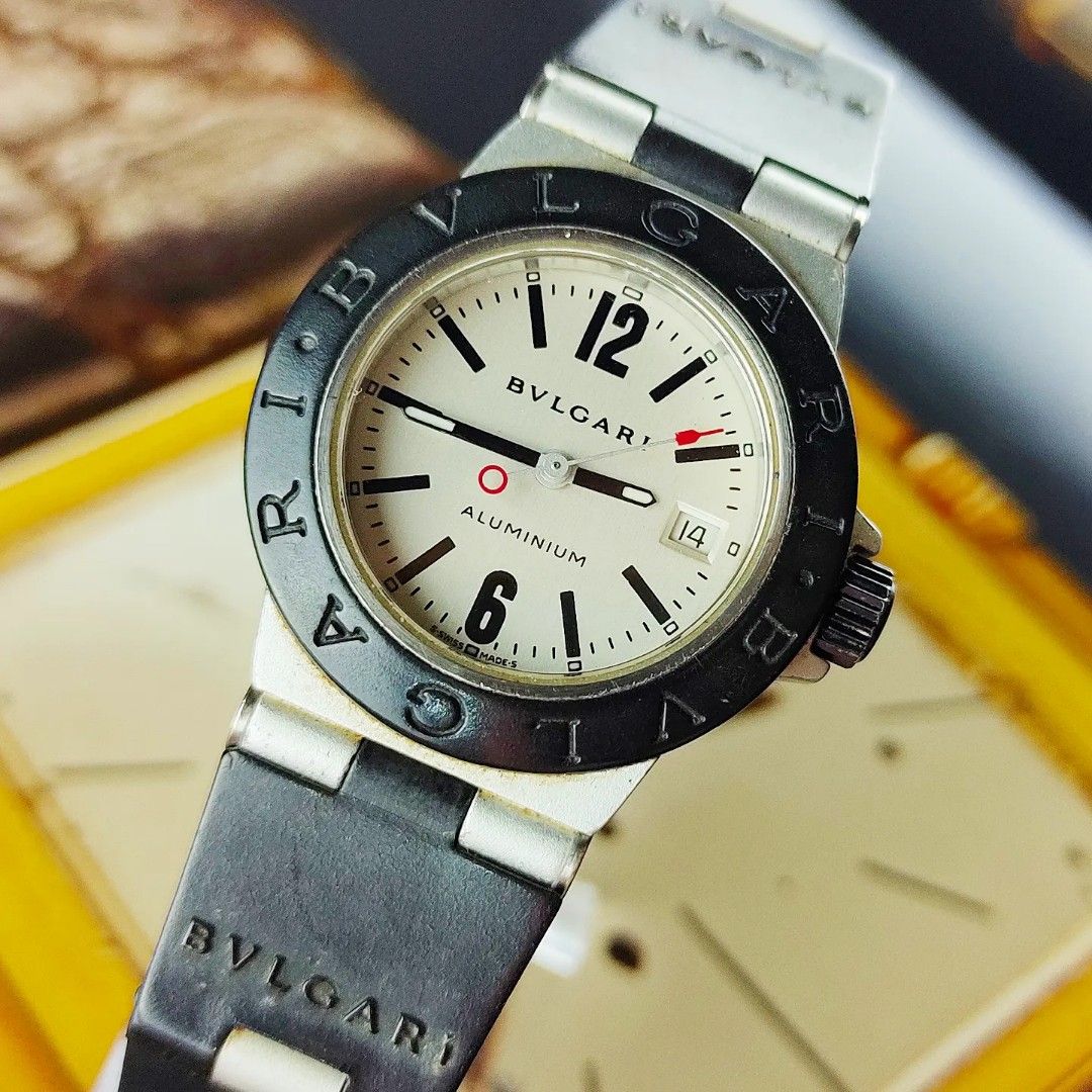 Bvlgari Diagono 29mm (Category: Luxury Watches) located in Manila. Submitted by ab.authentic.collection (Listing ID 1308802835, Image 3). Description: Available for Sale Bvlgari Diagono 29mm - Ref. AL29TA - 29mm in diameter - Quartz; Keeps good time - Screw-down crown - With free travel leather pouch included - Bracelet Rubber keeper replaced - Unit and Bvlgari box only Open for Meetups (Sure buyer) Price: 33,000.