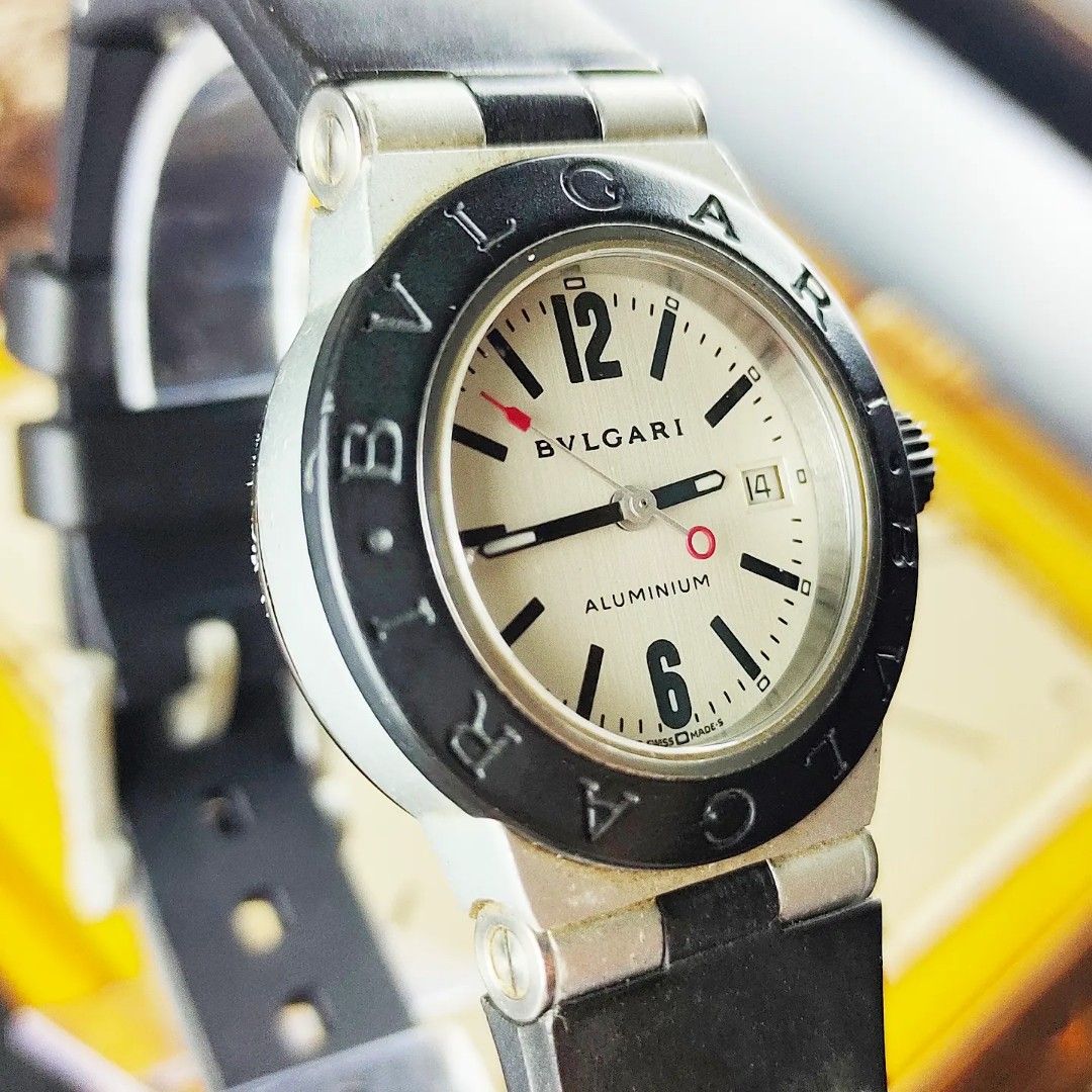 Bvlgari Diagono 29mm (Category: Luxury Watches) located in Manila. Submitted by ab.authentic.collection (Listing ID 1308802835, Image 1). Description: Available for Sale Bvlgari Diagono 29mm - Ref. AL29TA - 29mm in diameter - Quartz; Keeps good time - Screw-down crown - With free travel leather pouch included - Bracelet Rubber keeper replaced - Unit and Bvlgari box only Open for Meetups (Sure buyer) Price: 33,000.