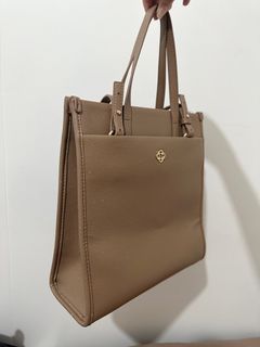 CLN Brown Leather Tote Bag