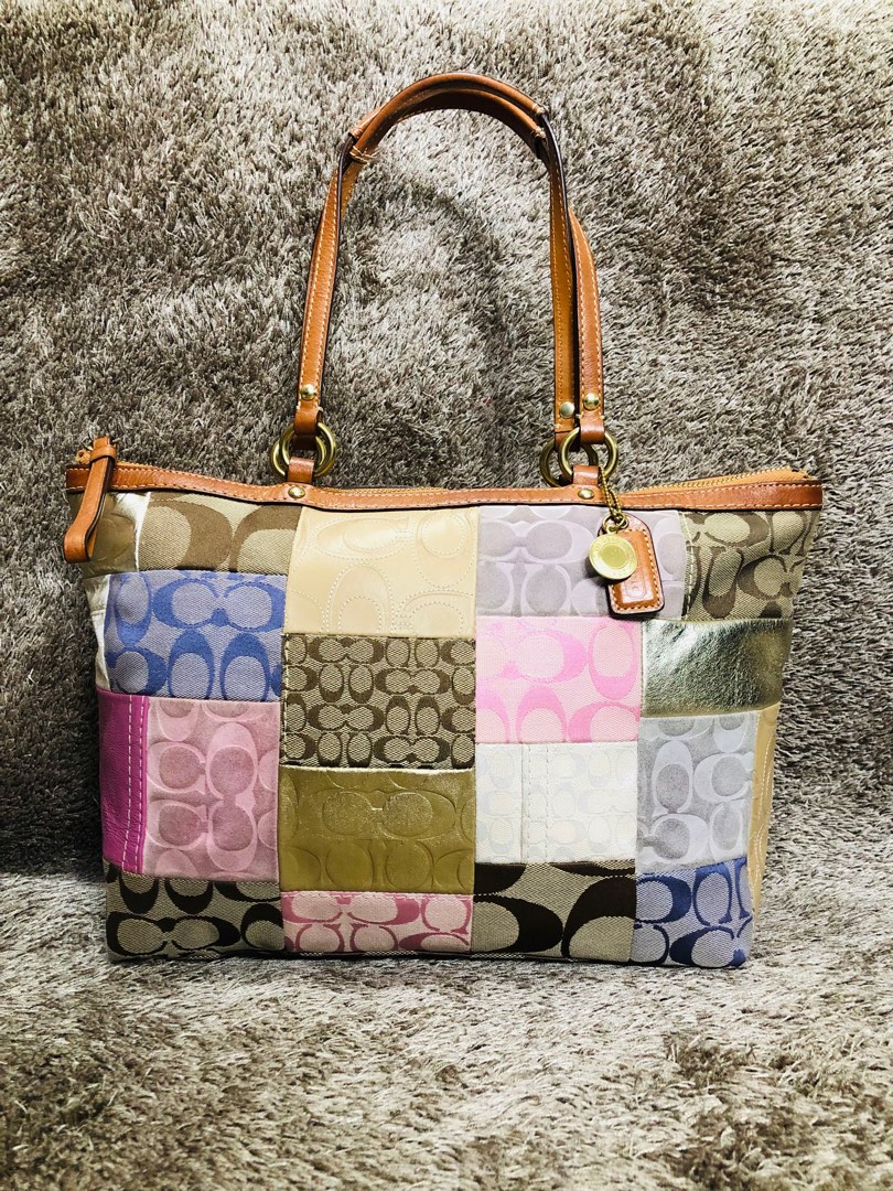 COACH MULTICOLOR PATCHWORK Luxury Bags Wallets on Carousell