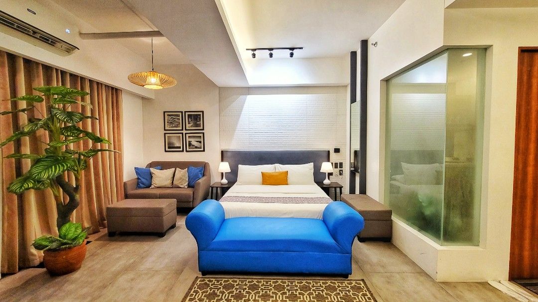 CONDO UNIT FOR RENT Fully Furnished (Category: Apartments & Condos) located in Manila. Submitted by shaider29 (Listing ID 1173574538, Image 1). Description: PENTHOUSE at CENTRO TOWER near Robinsons Magnolia (Promo Price: 2,500/night) Check in: 2:00 pm Check out: 12:00 pm Monthly Rate: 45K All-in Short Term The Penthouse set right at the heart of Quezon City’s bustling metropolis, plot your stay at The Penthouse where you can unwind and enjoy a ci
