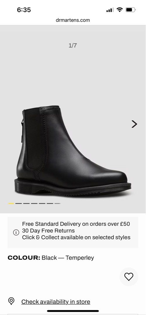 Dr Martens Zillow Temperley Women s Fashion Footwear Boots on Carousell