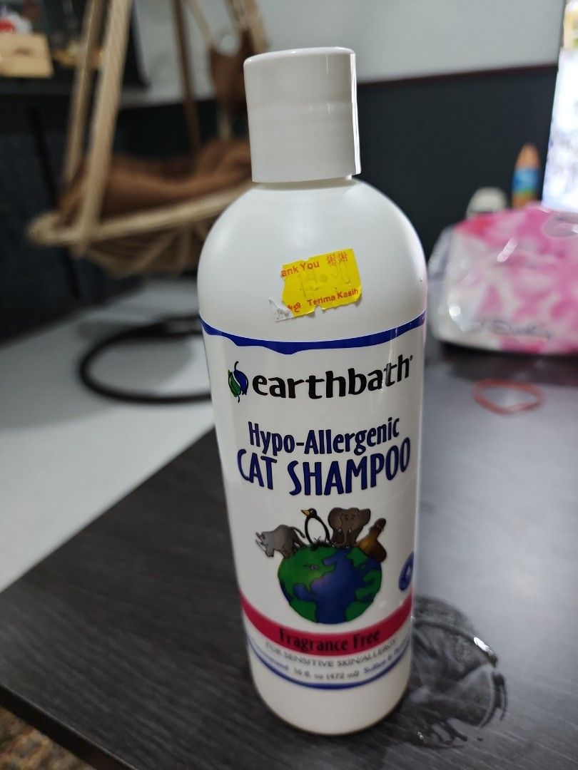 Earthbath hypoallergenic cat shampoo clearance