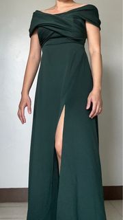 Emerald green evening gown/dress