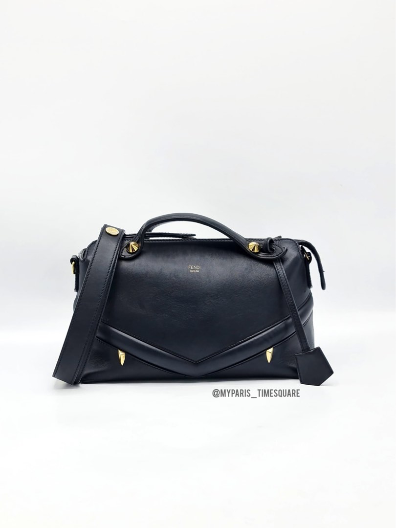 F endi Dolce Monster Eyes Embossed By The Way Boston Medium Black