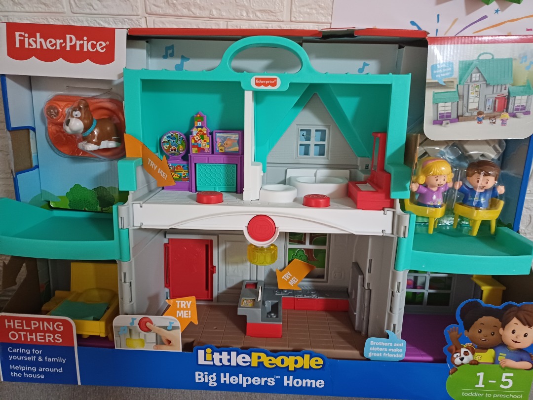 Fisher Price Little People Big Helper Home Battery Included Hobbies 