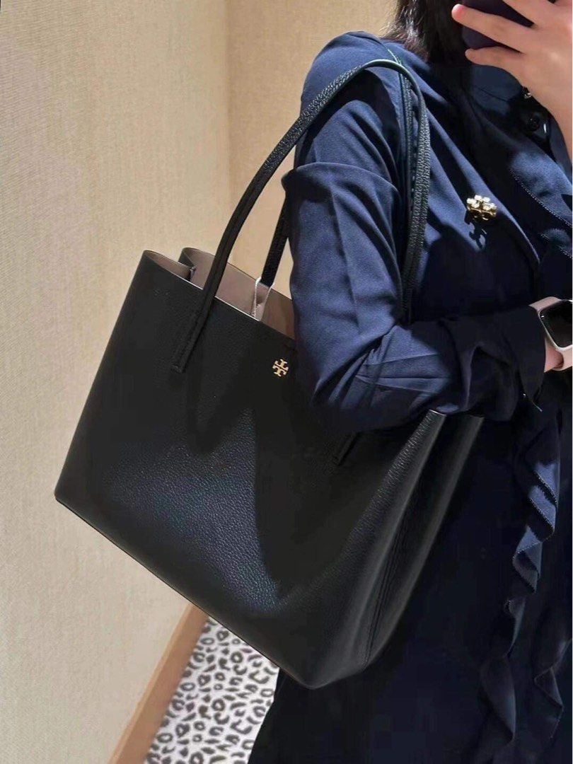 Tory burch blake tote triple compartment best sale