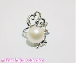 Genuine 92.5 sterling silver with pearl