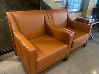 Genuine Leather Lounge Chairs